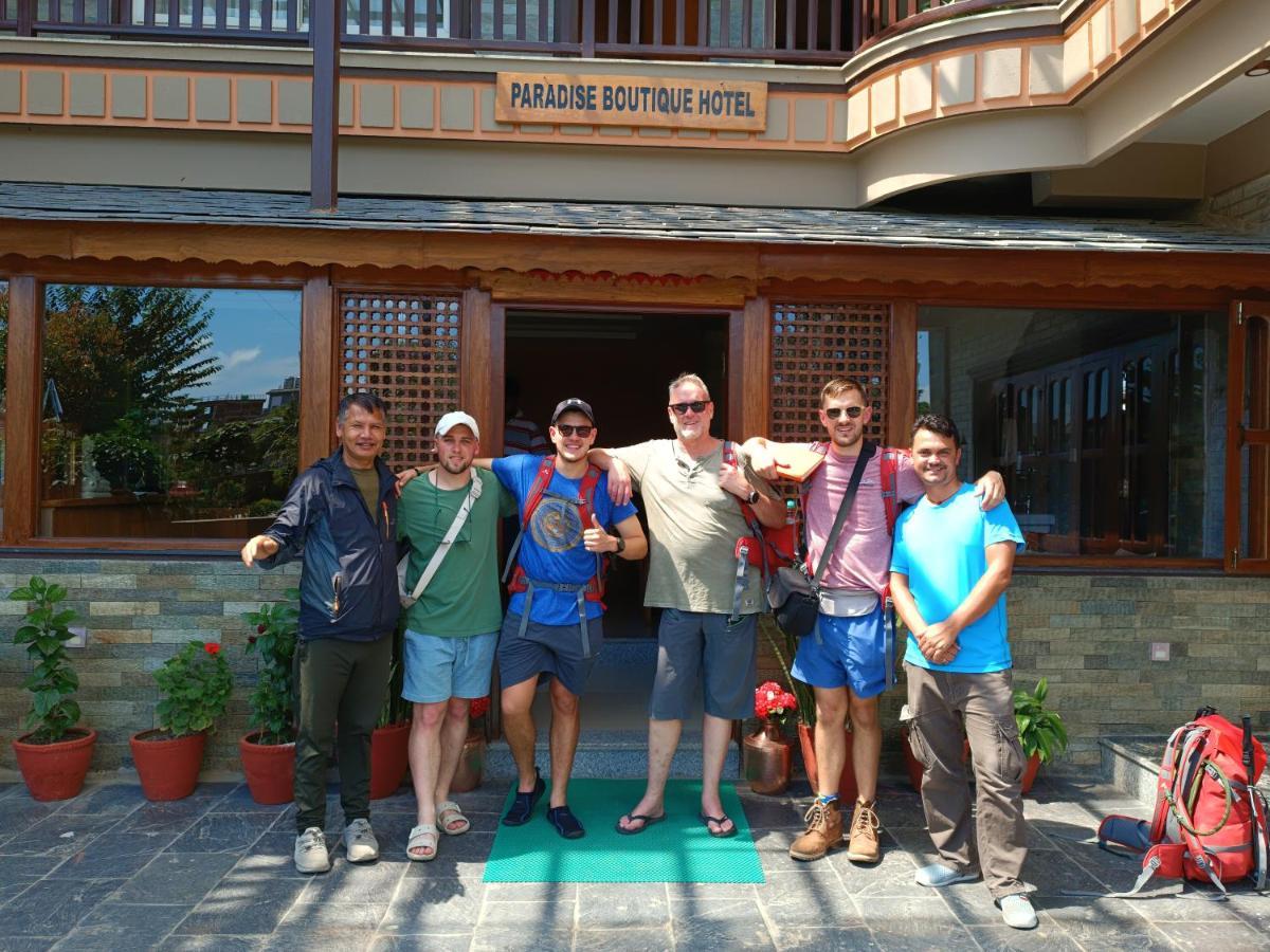 Paradise Boutique Hotel Pokhara Exterior foto