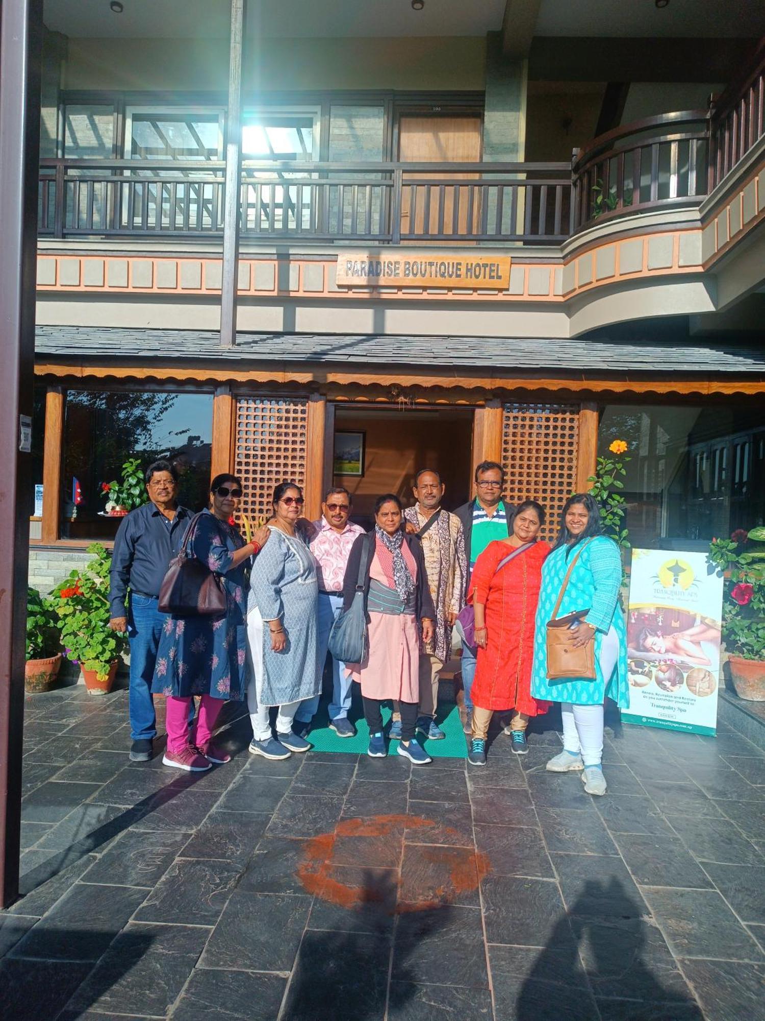 Paradise Boutique Hotel Pokhara Exterior foto